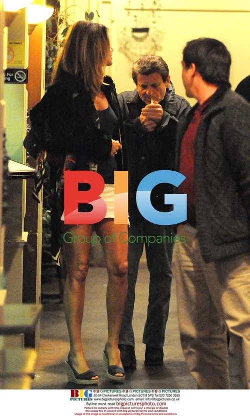 Joe Pesci and Angie Everhart Romantic Dinner