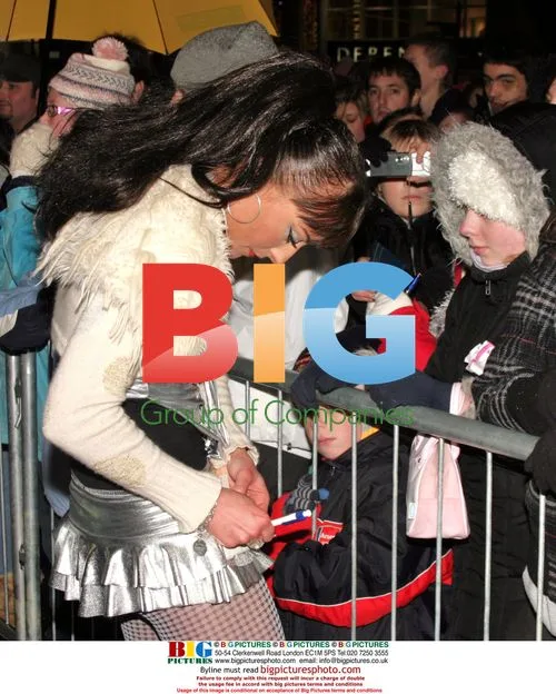 The Cheeky Girls at Christmas lights switch on