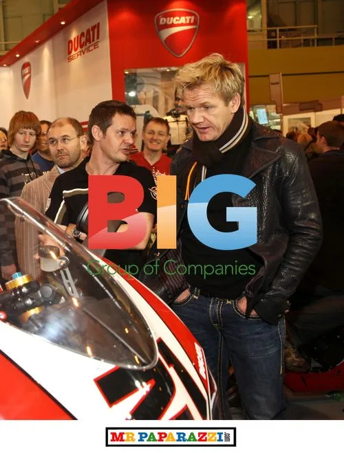 Gordon Ramsay and Mark Sargeant at 2008 NEC Bike Show