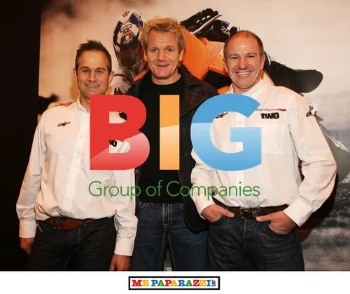 Gordon Ramsay and Mark Sargeant at NEC Bike Show