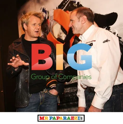 Gordon Ramsay and Mark Sargeant at 2008 NEC Bike Show