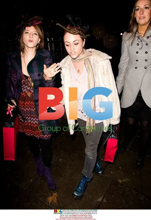 Jaime Winstone leaving Ann Summers launch party