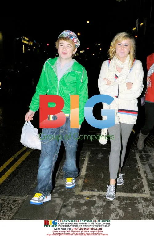 Contestants Eoghan Quigg and Diana Vickers