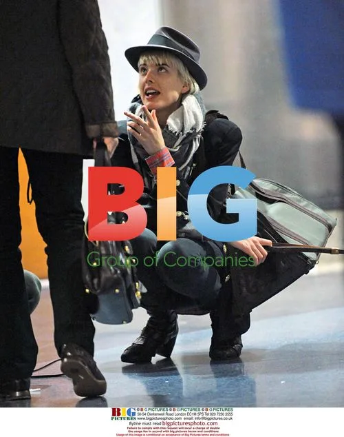 Agyness Deyn and Albert Hammond Jr at LAX