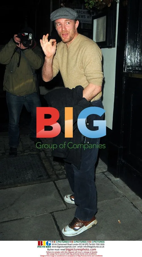 Guy Ritchie leaves London pub