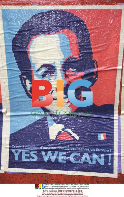"SarkObama" Posters in Paris