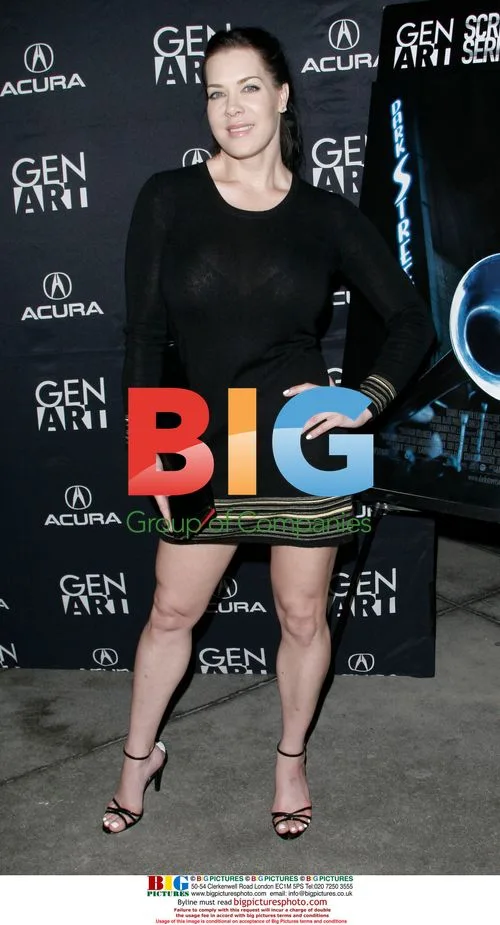 Joanie Laurer at "Dark Streets" premiere