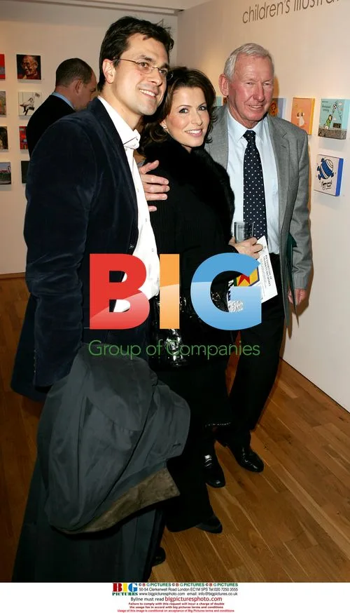 Justin Bower and wife at Stars on Canvas exhibit