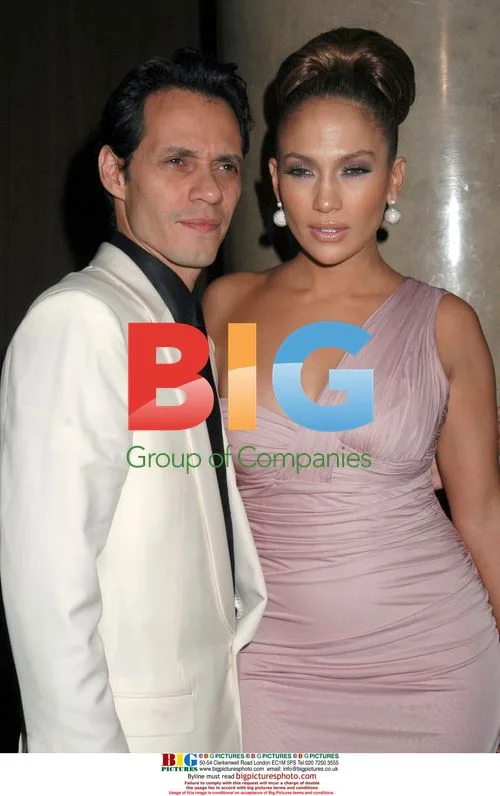 Marc Anthony and Jennifer Lopez at Fashion Group International Event