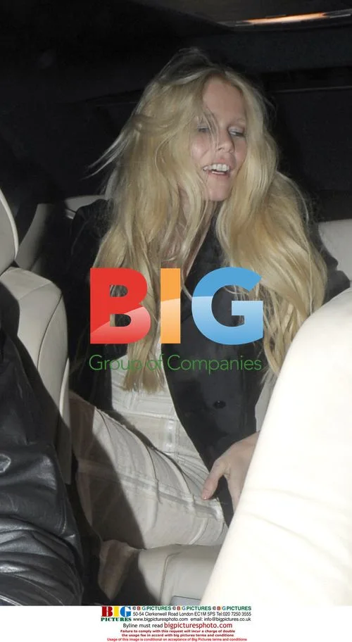 Claudia Schiffer at Spirit launch party