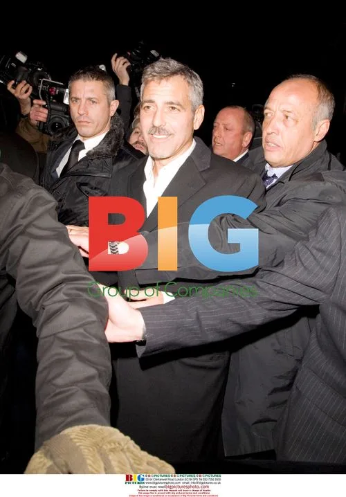 George Clooney Leaves House Party