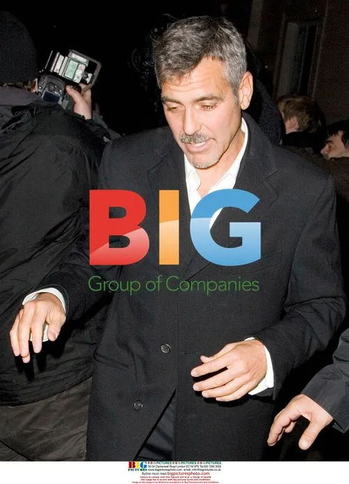 George Clooney Leaving House Party
