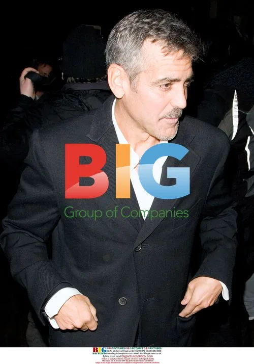 George Clooney Leaves House Party