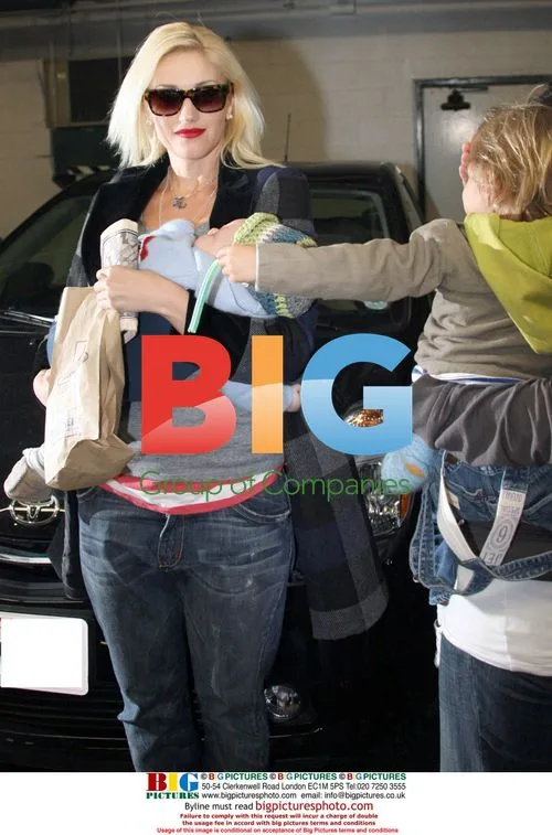 Gwen Stefani with sons in Beverly Hills