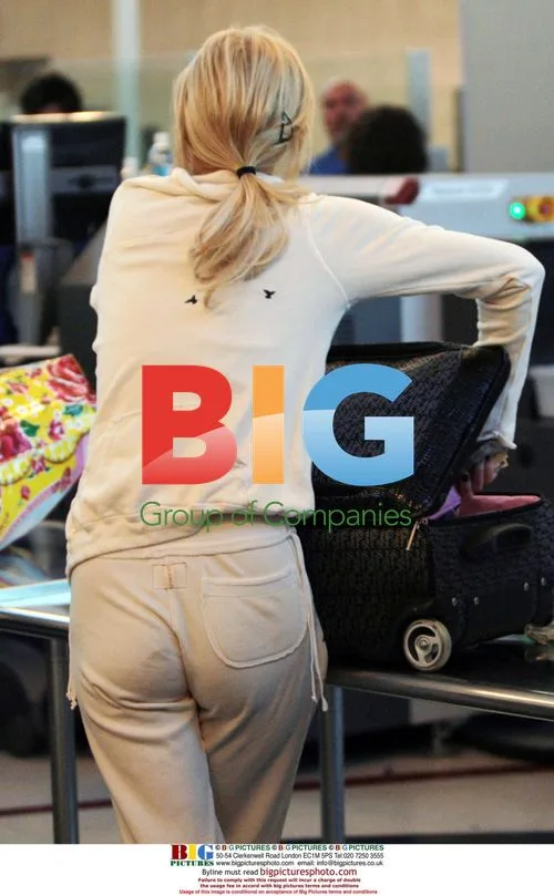 Paris Hilton & Brittany Flickinger at LAX