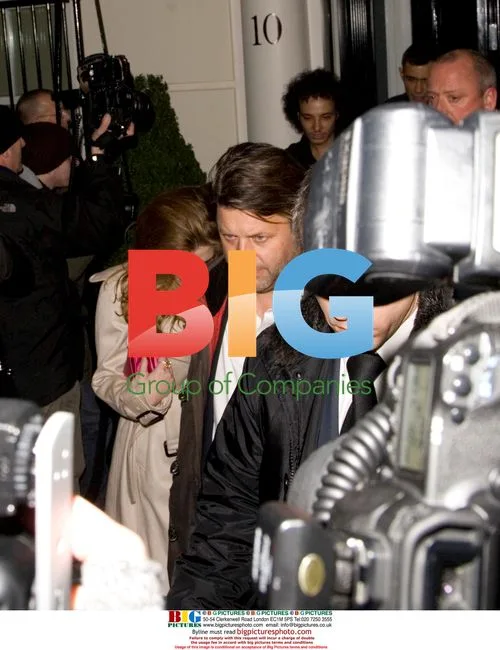 Scarlett Johansson Leaving London House Party