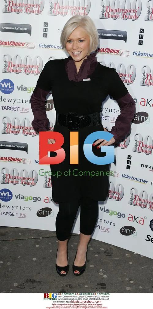 Suzanne Shaw at Theatregoers' Choice Awards