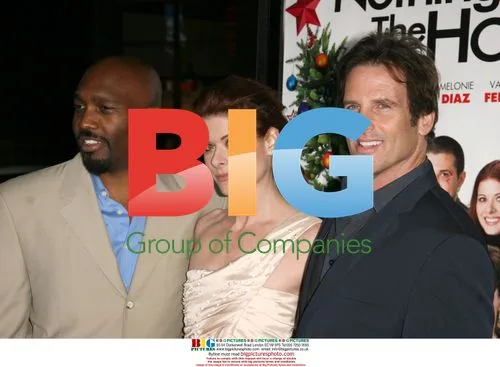 James Black, Debra Messing, and Hart Bochner at "Nothing Like The Holidays" Premiere
