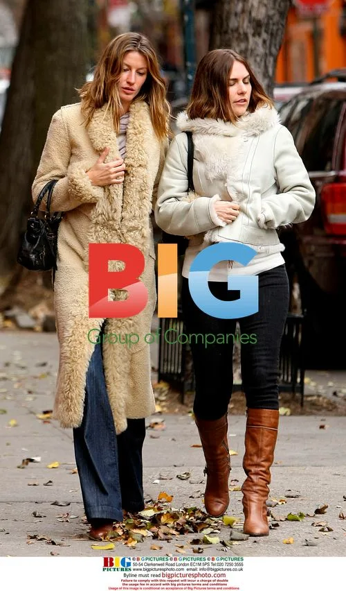 Gisele Bndchen walks with friend in West Village