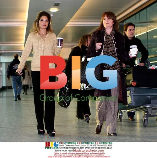Carly Zucker arrives at Heathrow, London