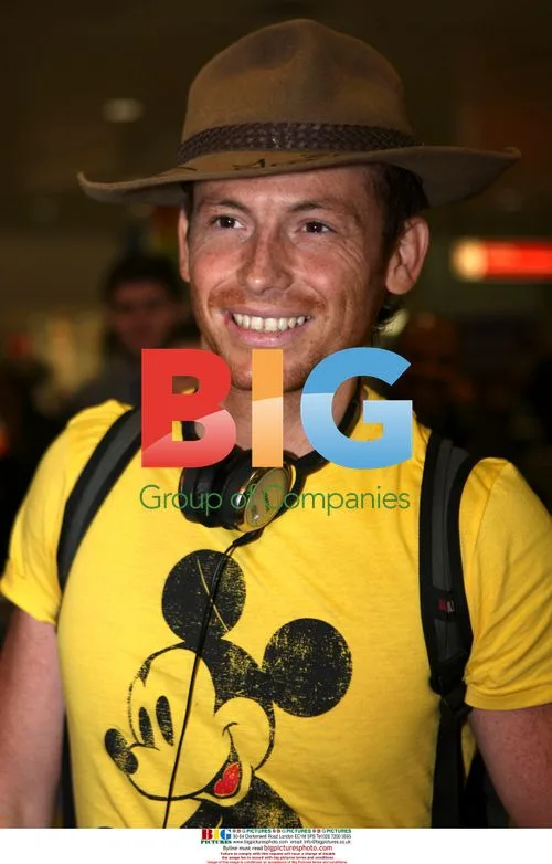 Joe Swash Arrives at Heathrow