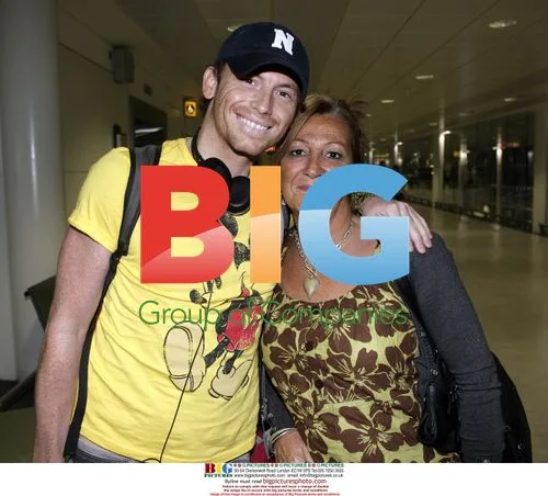 Joe Swash Arrives at Heathrow