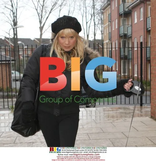 Letitia Dean Arrives for Panto Rehearsal