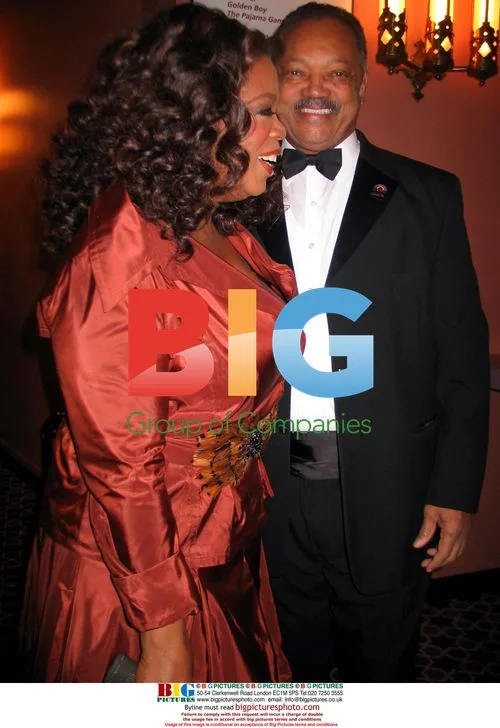 Oprah and Jesse Jackson at Alvin Ailey Gala