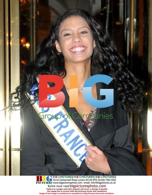 Miss France 2009 Chloe Mortaud at Crillon Hotel