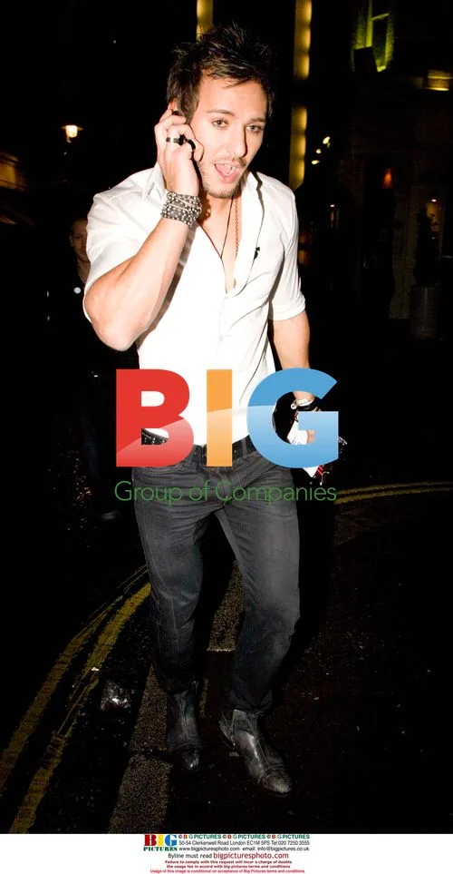 Celebrities at OK! Magazine Christmas Party