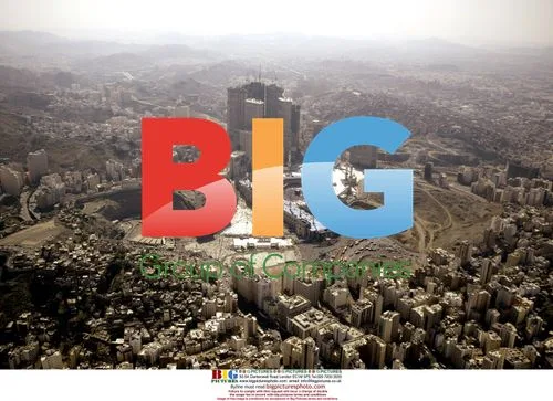Aerial view of Mecca during Hajj
