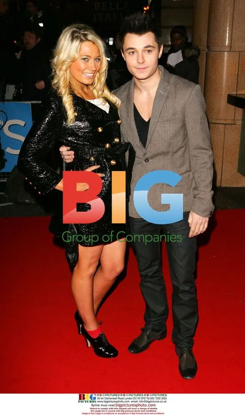 Leon Jackson and Emily Bigs at 'Yes Man' premiere
