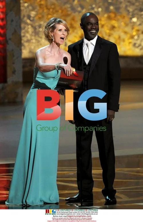 Cynthia Nixon and Glynn Turman at 2008 Emmys