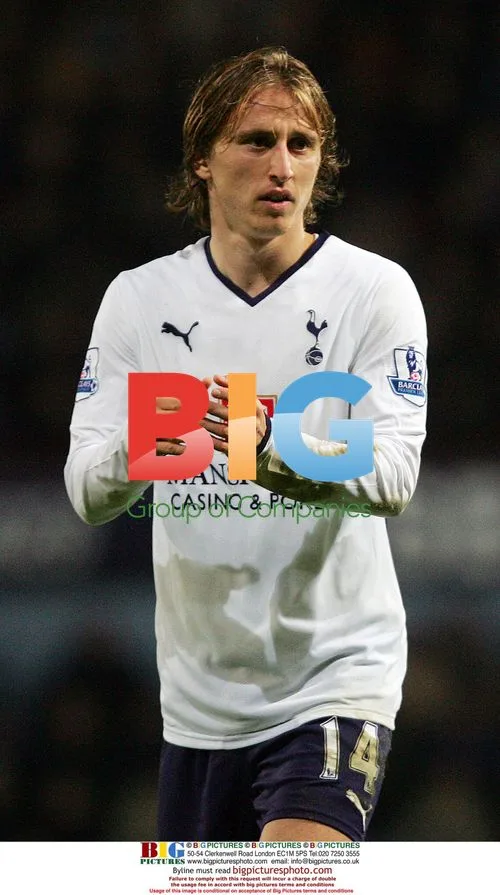 Luka Modric at West Ham vs Tottenham match