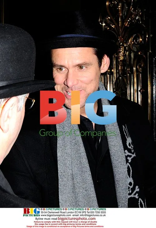 Jim Carrey Leaves Dinner in London