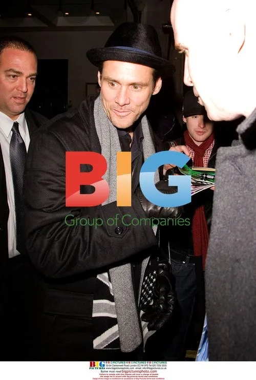 Jim Carrey leaving dinner in London