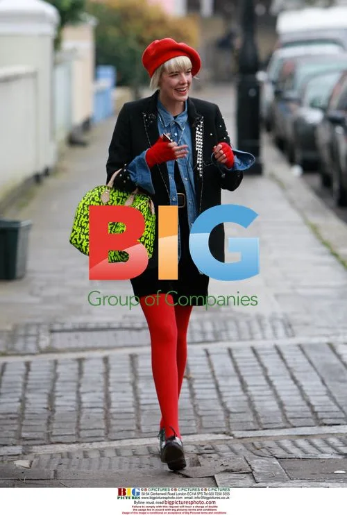 Model Agyness Deyn on a Walk in North London