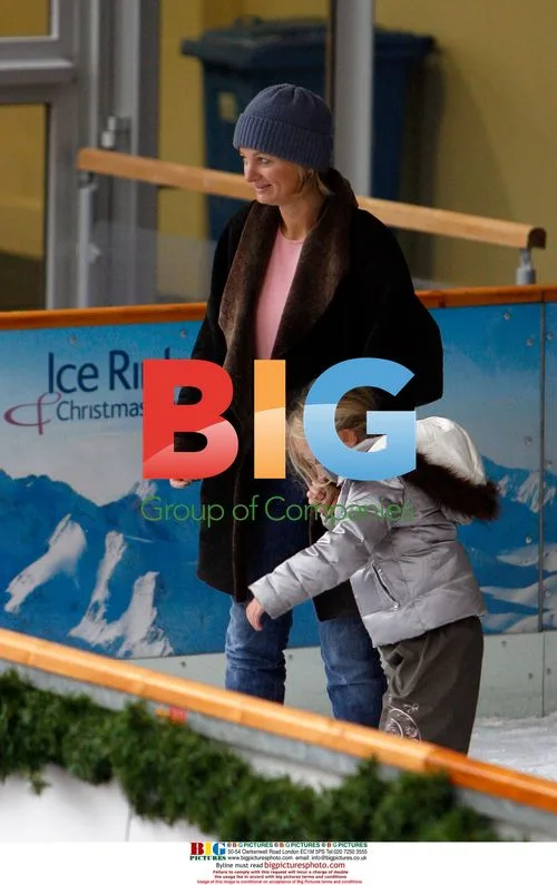 Alice Beer and Family at Ice Rink