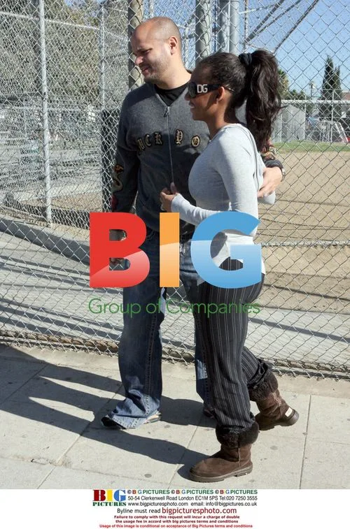 Mel B and Stephen Belafonte take walk in Hollywood