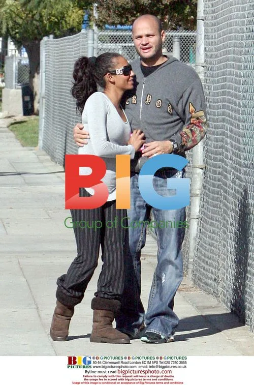 Mel B and Stephen Belafonte Take a Walk in Hollywood