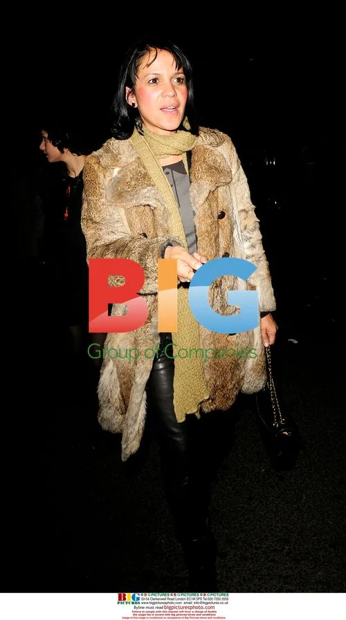 Lisa Moorish leaving Bungalow 8, London