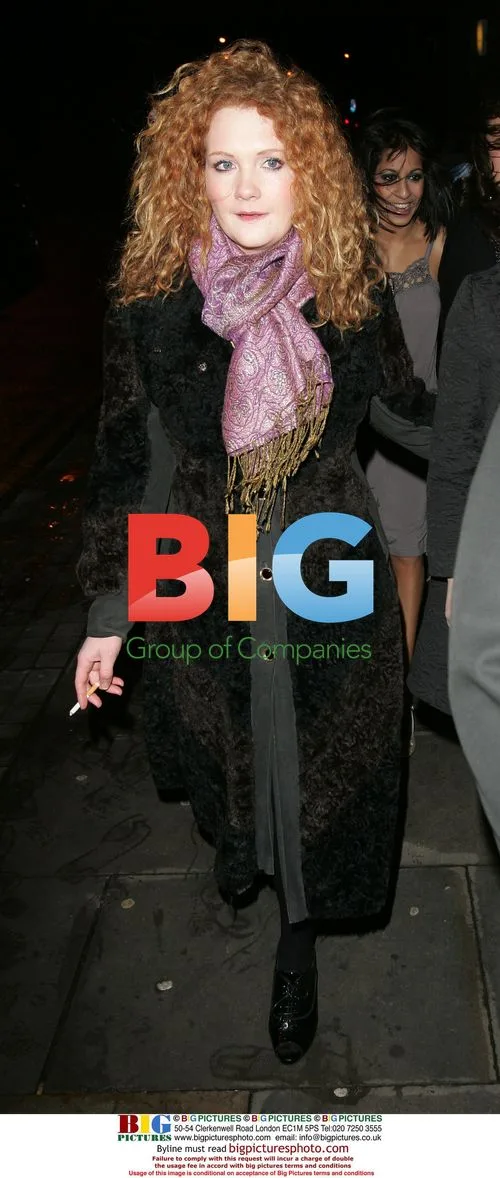 Jenni McAlpine at Coronation Street Christmas party