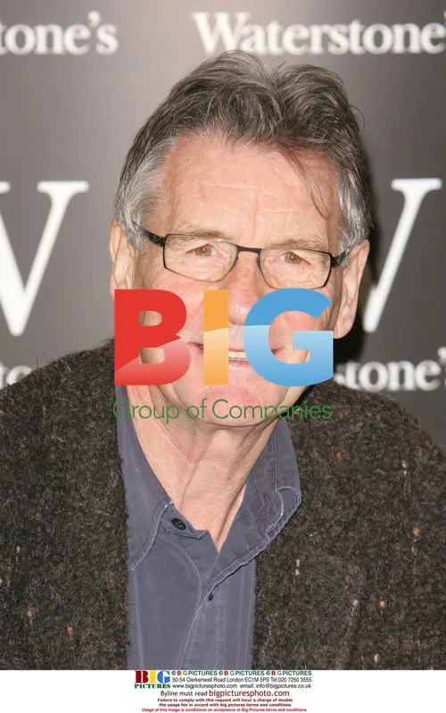 Michael Palin signs books at Waterstones
