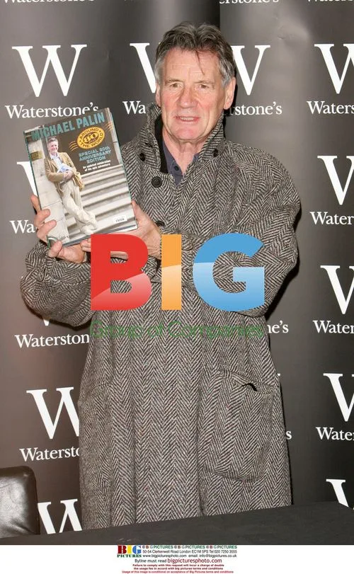 Michael Palin signs 80 Days book at Waterstones