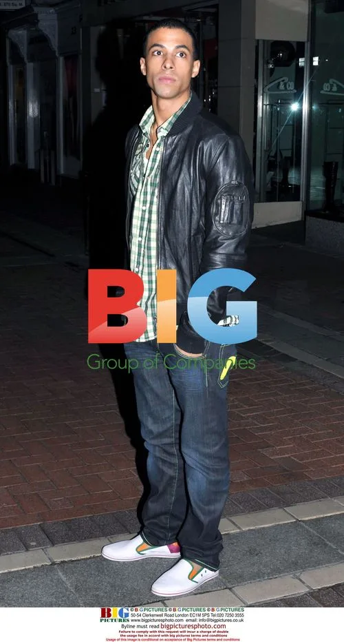 JLS band member arriving at Childline Fundraiser
