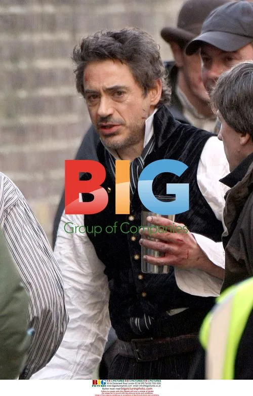 Sherlock Holmes Cast Filming in London