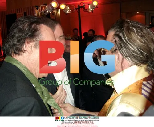 Chazz Palminteri and Mickey Rourke at Wrestler Premiere