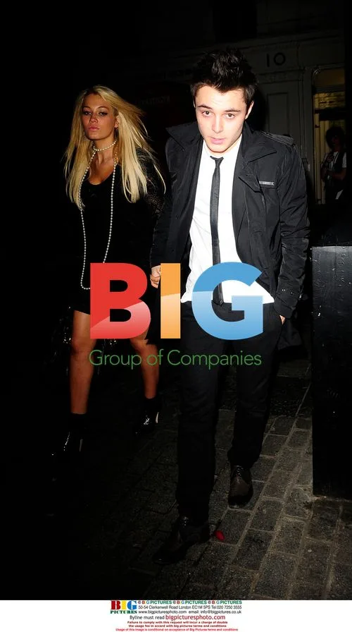 Leon from X Factor on night out in London