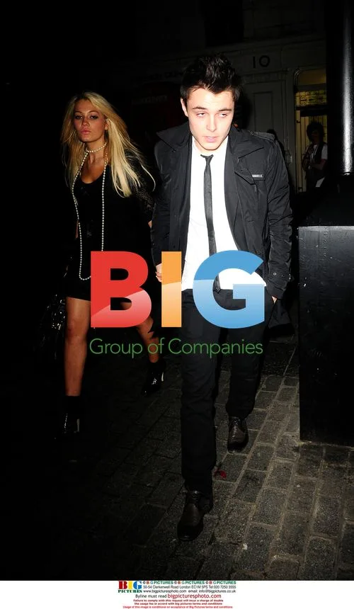 Leon from X Factor on night out in London