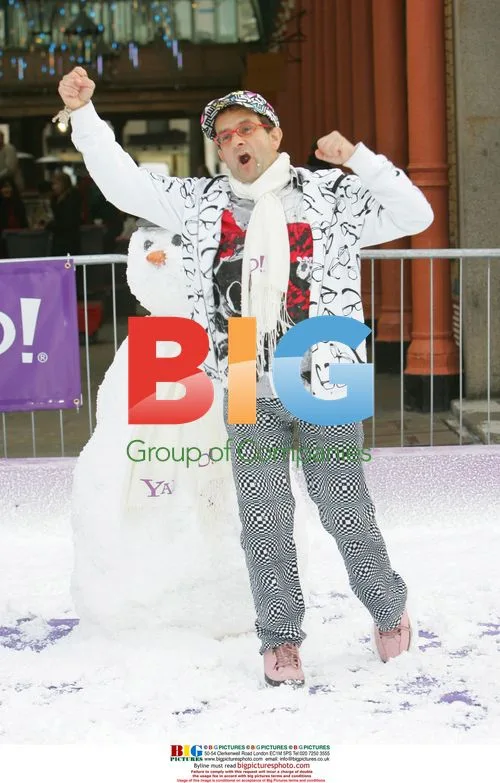Celebs Throwing Snowballs in London